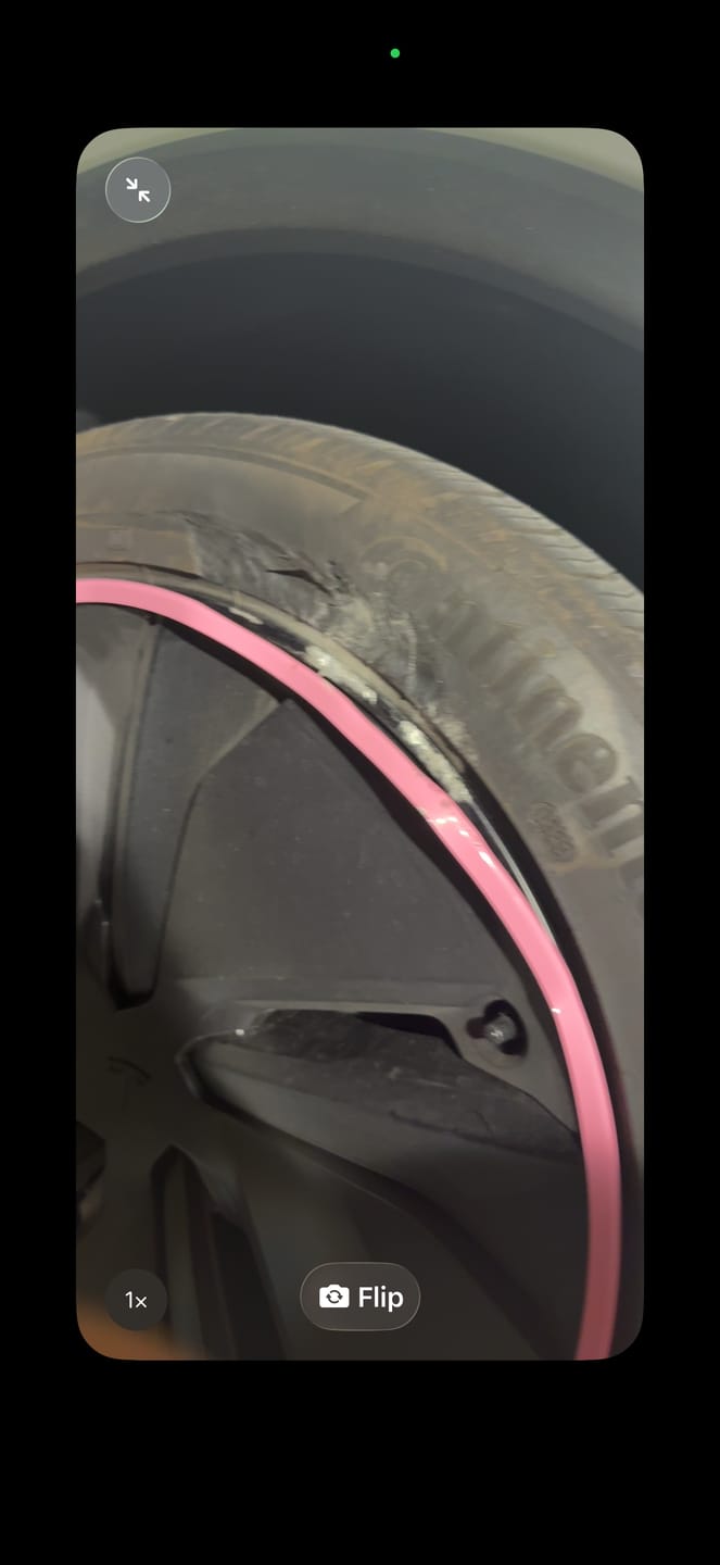 Customer photo review of Aluminum Alloy Wheel Rim Protector Rim Case for Tesla Model Y Juniper 2025+ (4 PCS)