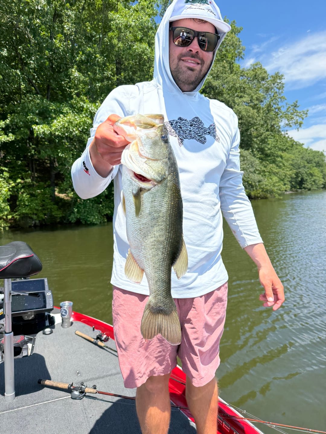Customer photo review of Coike Fishing - All White Black Rope (Ships May 27th)