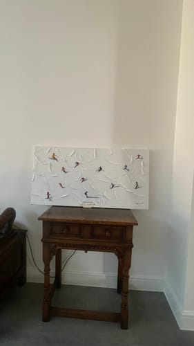 Customer review photo for Plaster Art Texture Painting #SG094