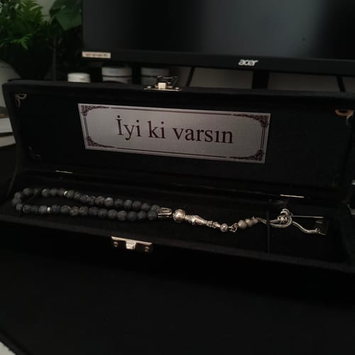 Customer photo review of Tesbih aus Naturstein mit Box