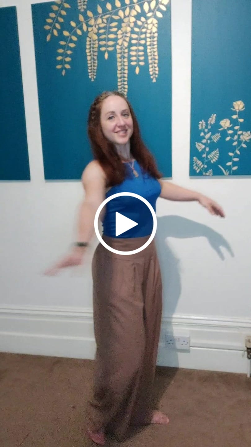 Customer video review of Buddha Stones Plain Color Cotton Linen High Waist Wide Leg Pants With Pockets