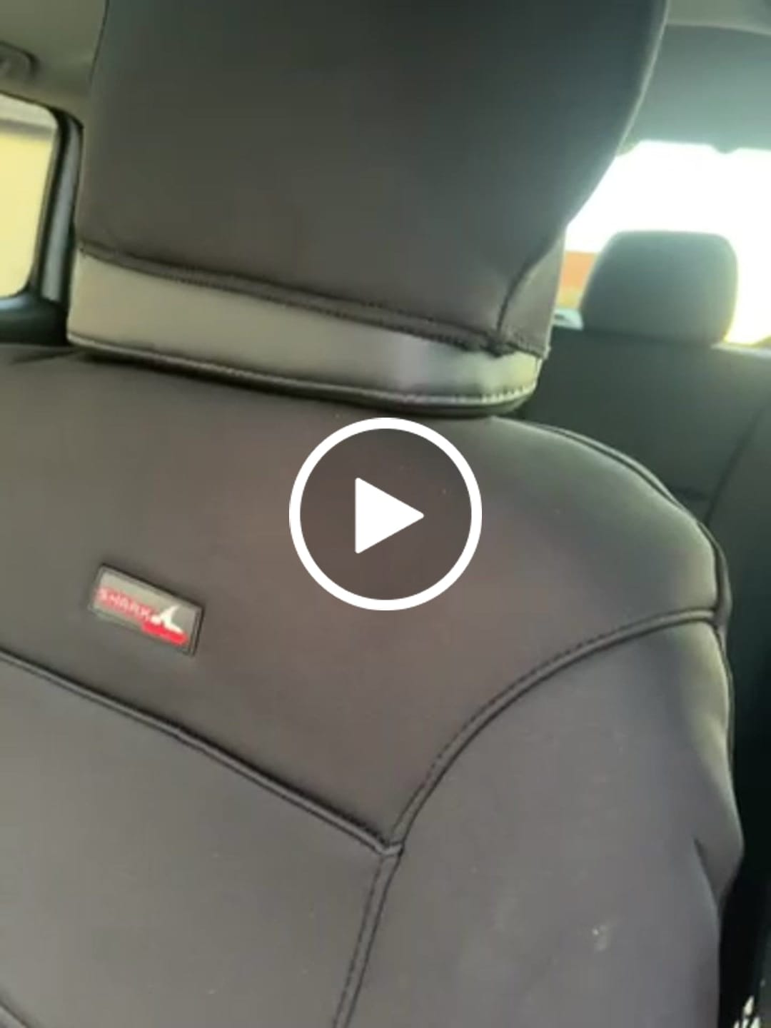 Customer video review of Sharkskin Neoprene Universal Front Seat Covers - Black