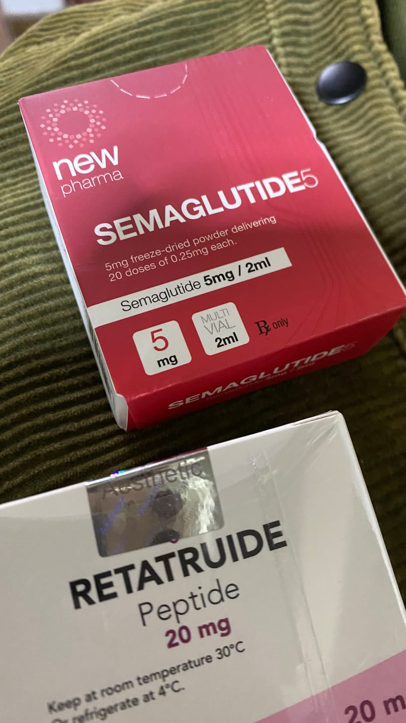 Customer photo review of New Pharma Semaglutide 5 mg | Péptido para Bienestar y Control de Apetito