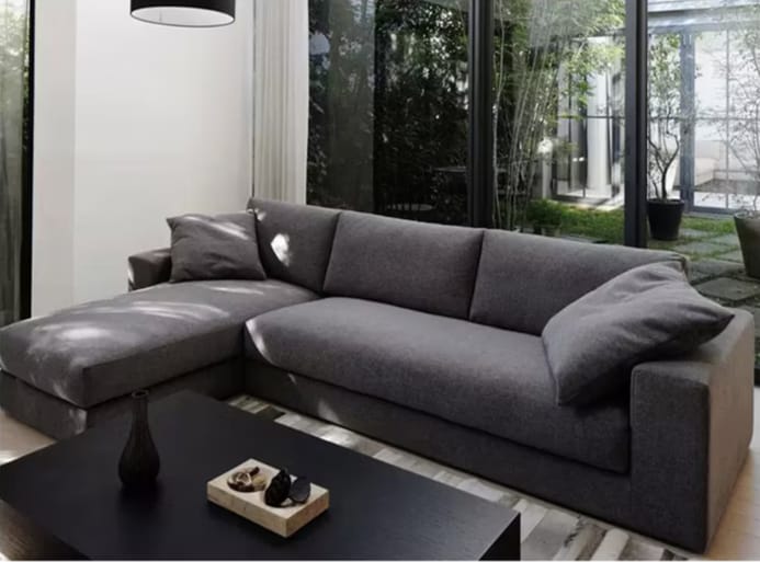 Customer photo review of Pembroke Sectional Sofa (Grey)