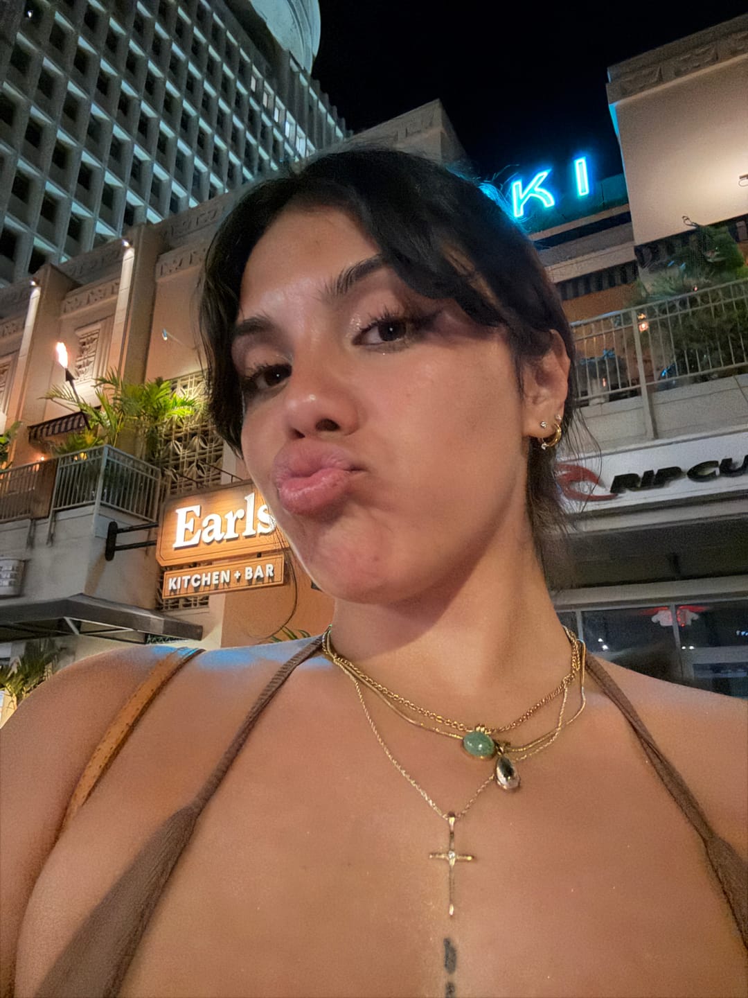 Customer photo review of Liza Jade Pendant Necklace