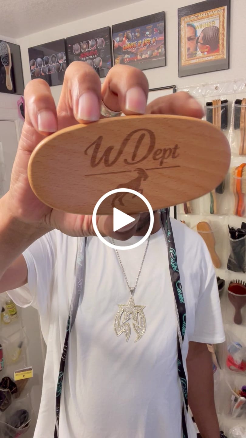 Customer video review of Final Touch™ Goat Bristle Wave Brush