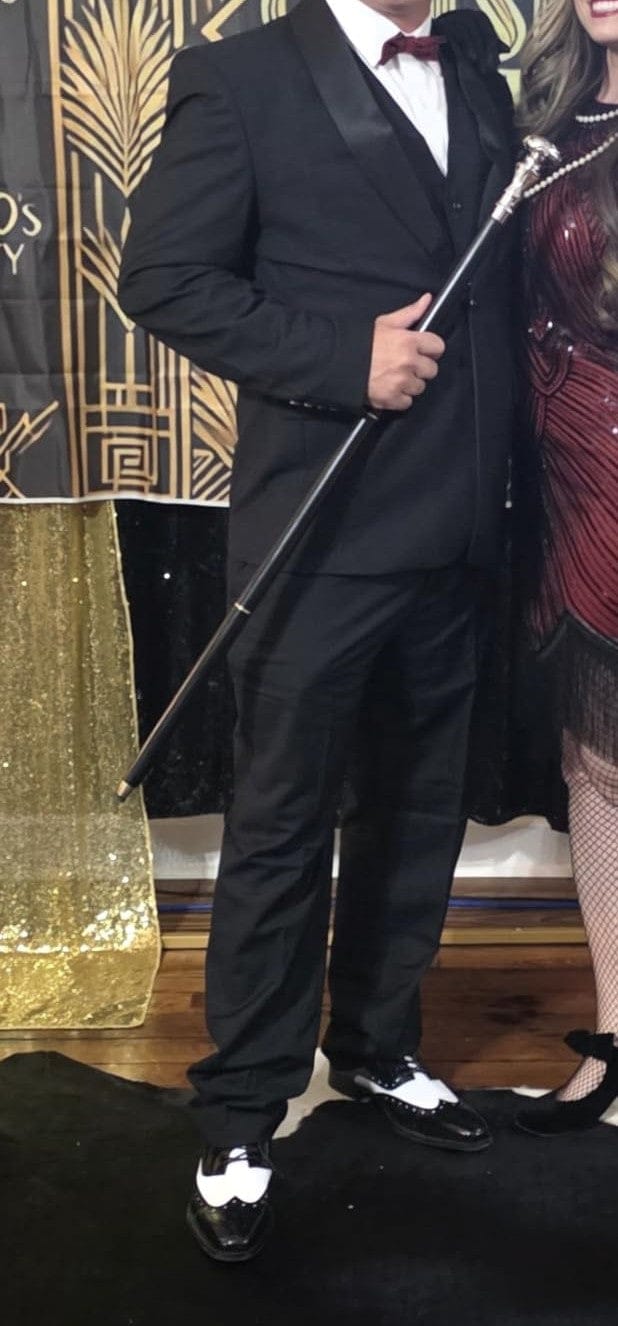 Customer photo review of Handmade Spiral Rope Style Victorian Handcrafted Head Brass Walking Sticks.