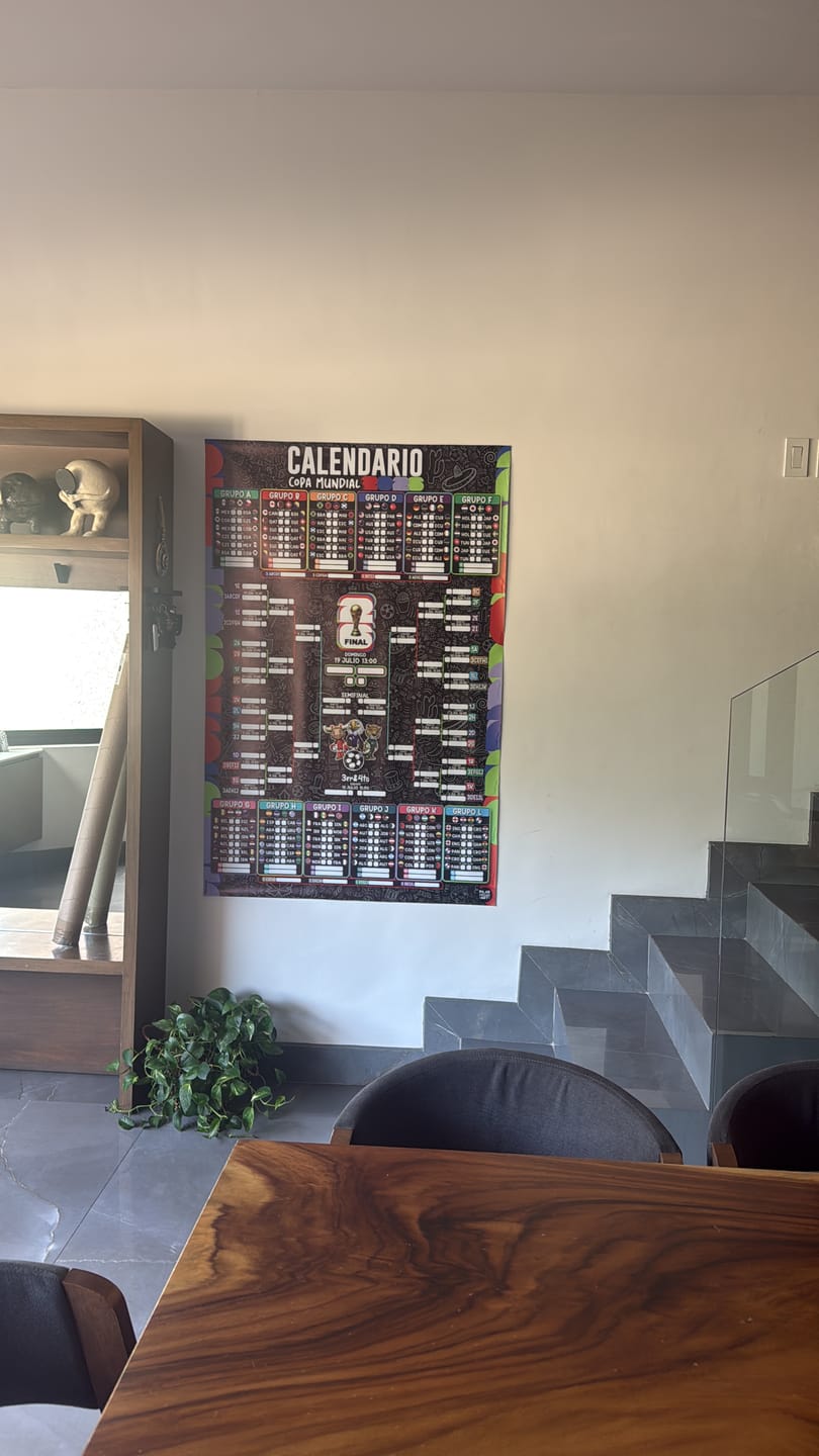 Customer photo review of Calendario Mundial 2026