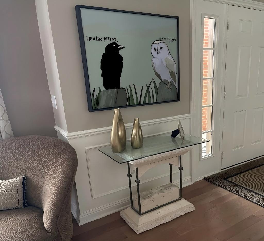 Customer photo review of The Crow and the Owl