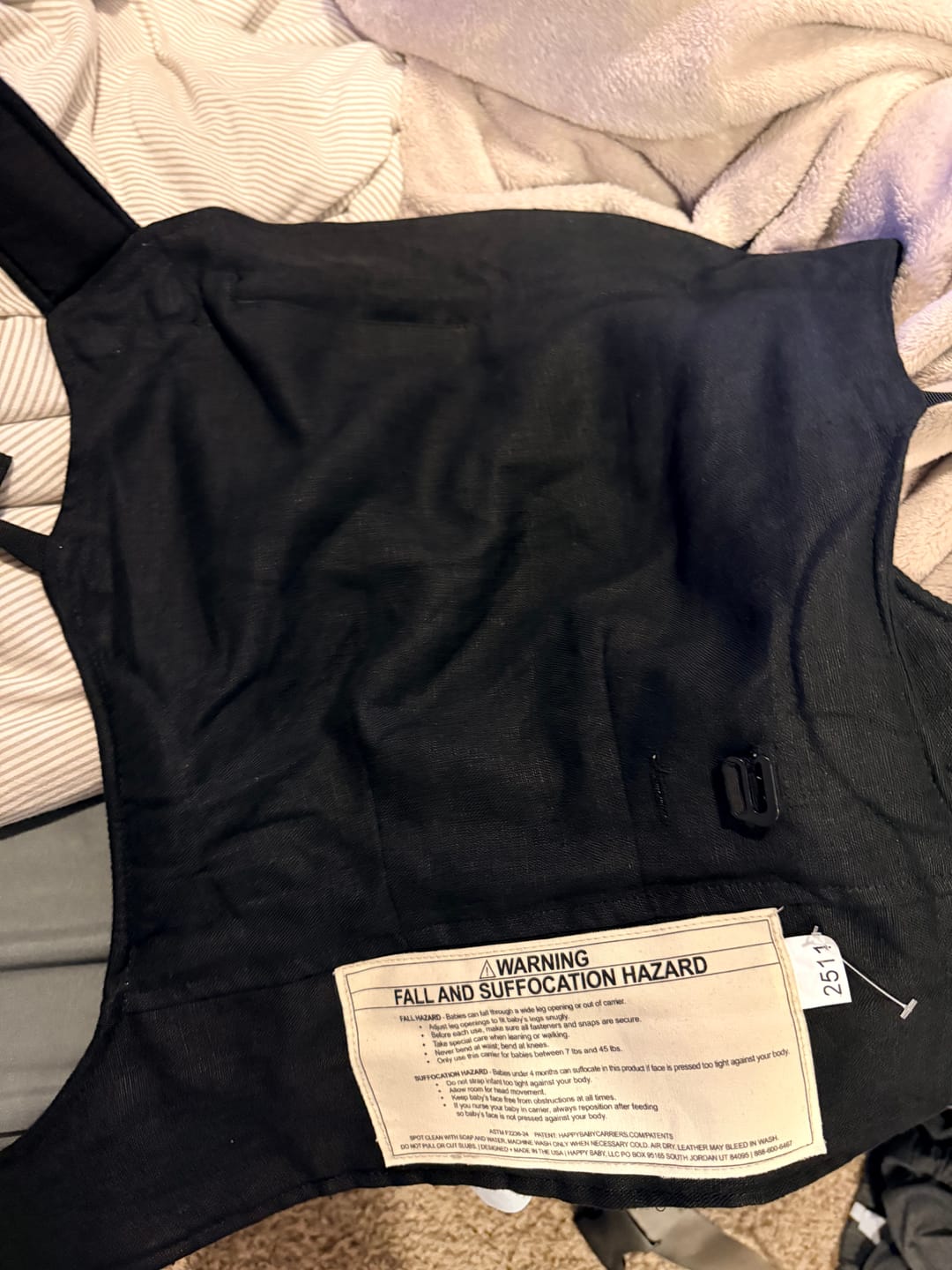 Customer photo review of Happy Baby Original Baby Carrier