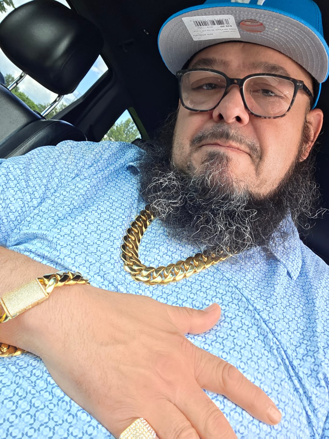 Customer photo review of 10mm-20mm Solid Iced Clasp Miami Cuban Bracelet