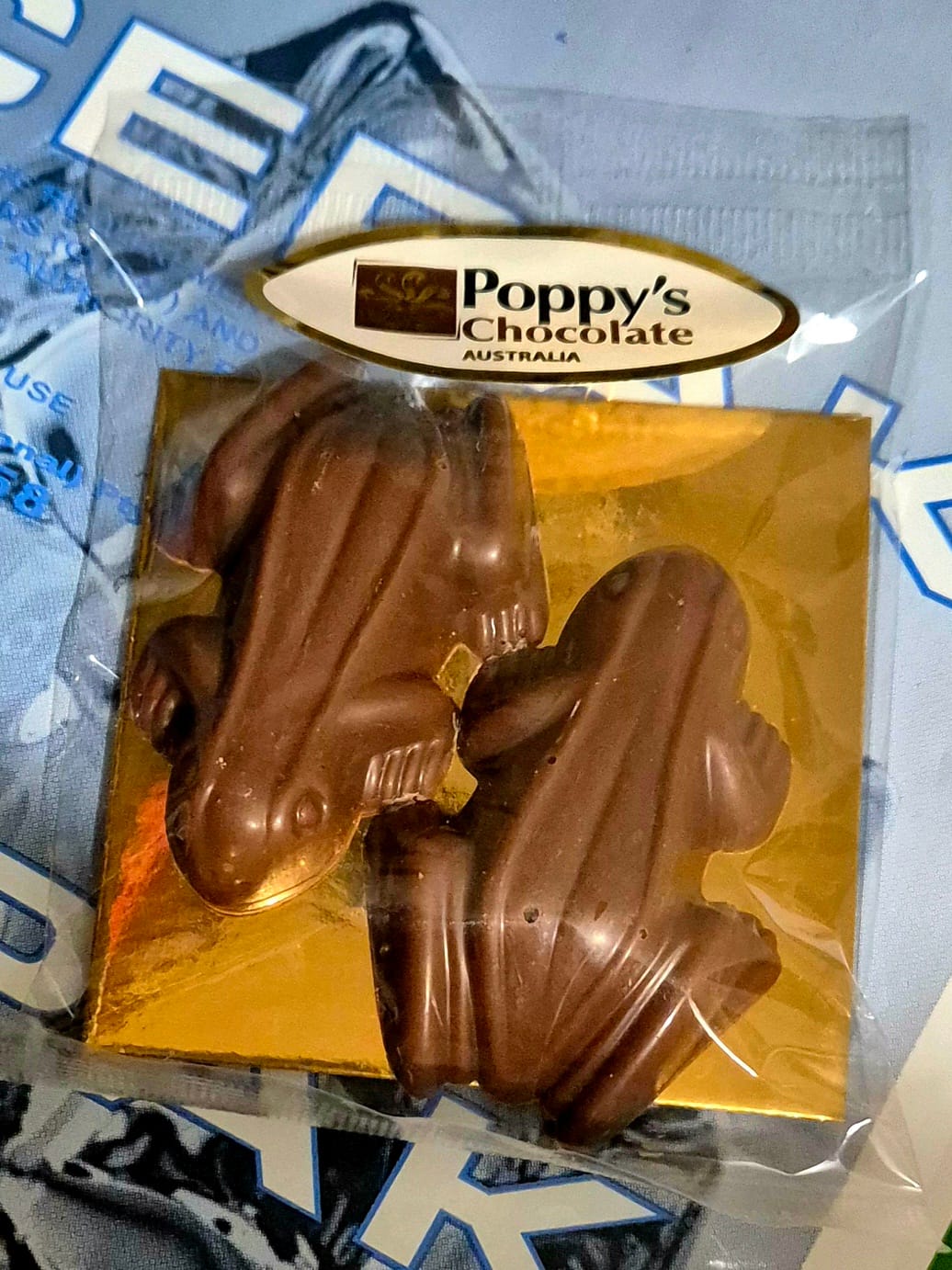 Customer photo review of Frogs Caramel filled 2 pack