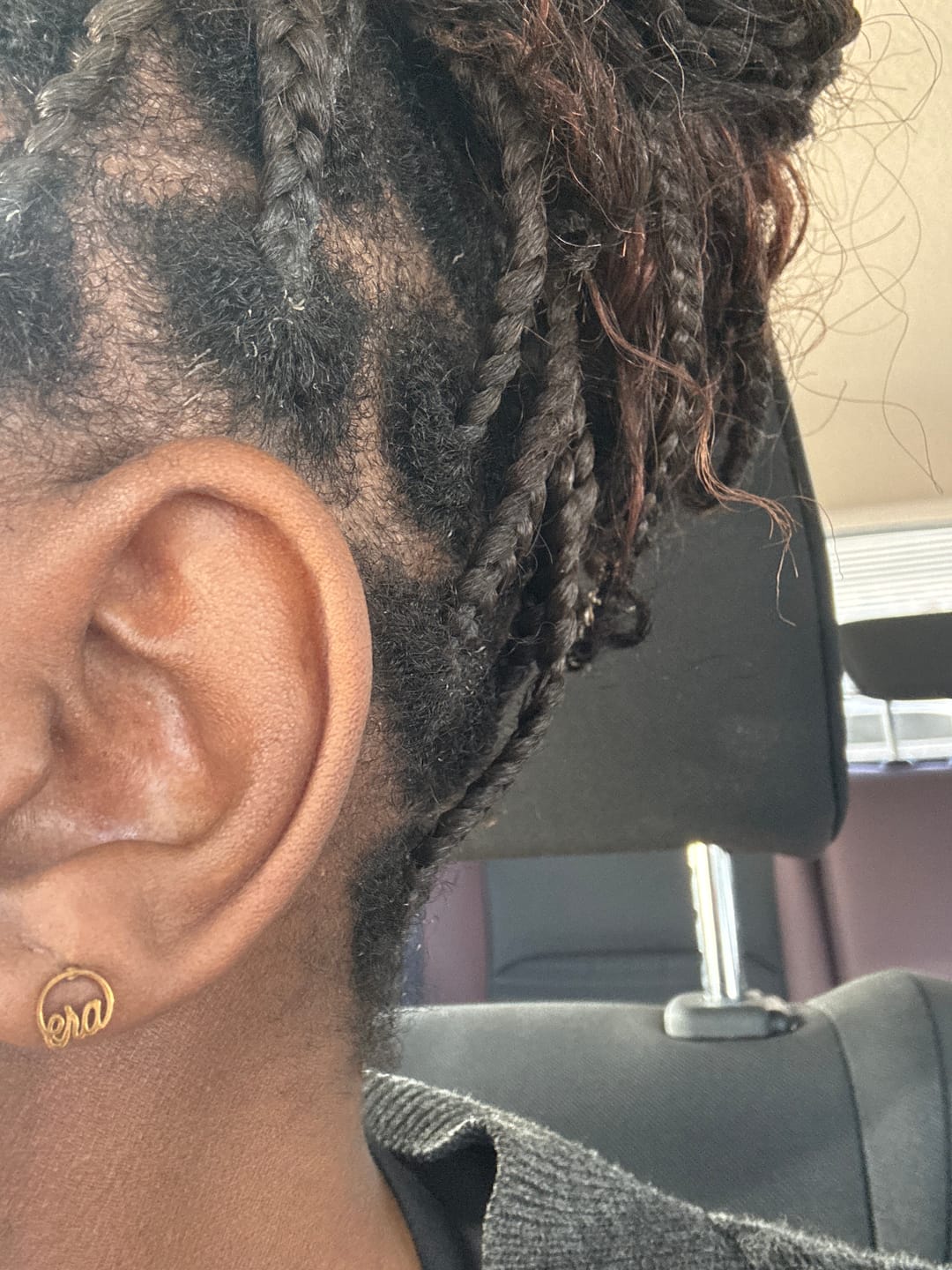 Customer photo review of Mini Era Logo Studs