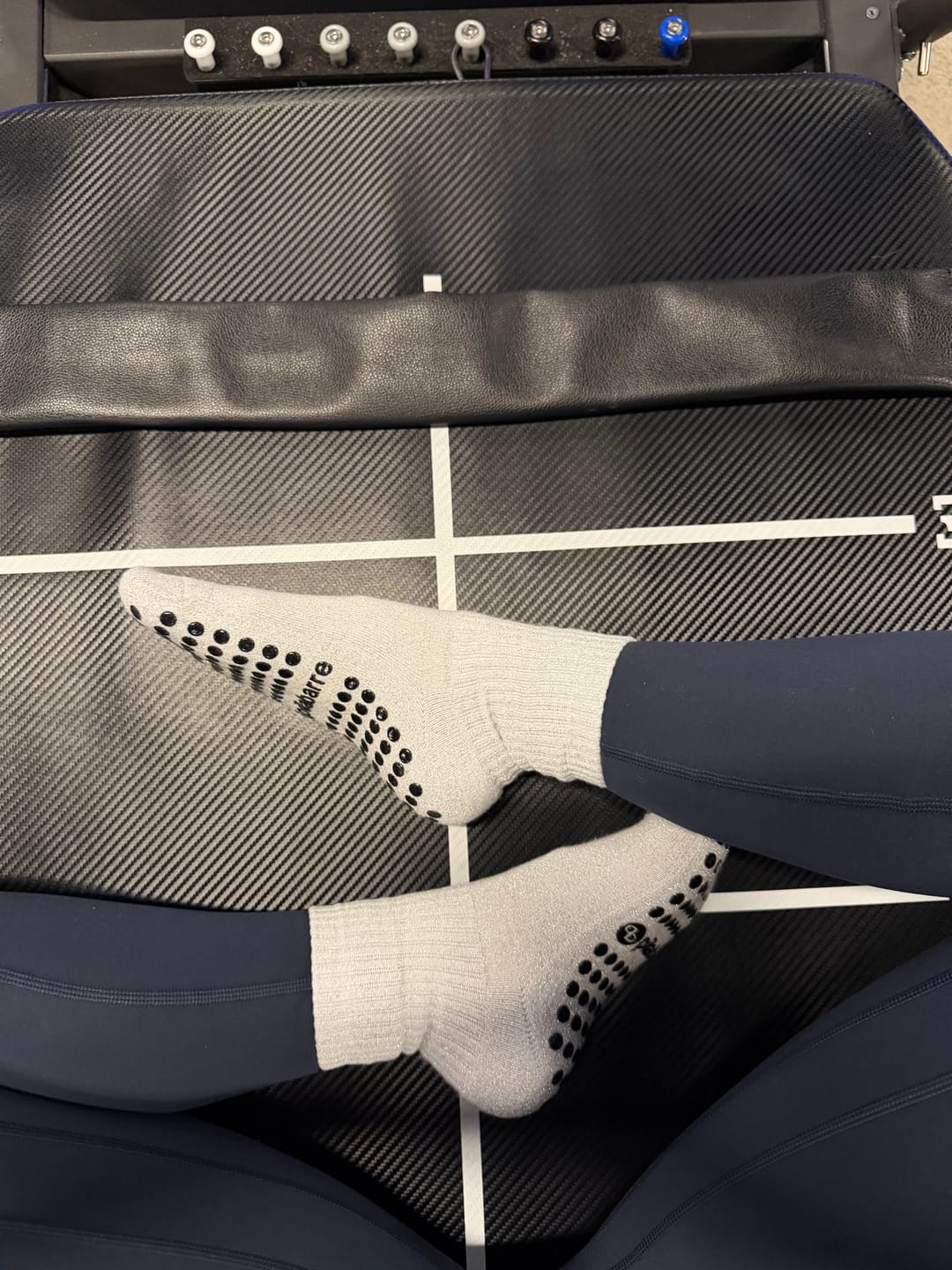 Customer photo review of Pila Plain Best Grip Socks - Sparkle Pilates Socks