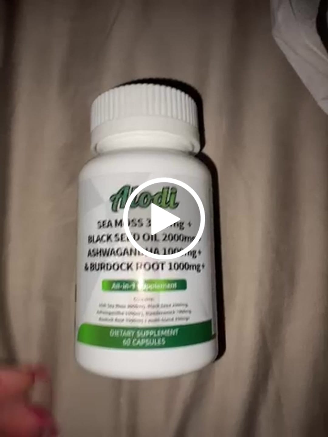 Customer video review of Super Sea Moss Capsule Blend