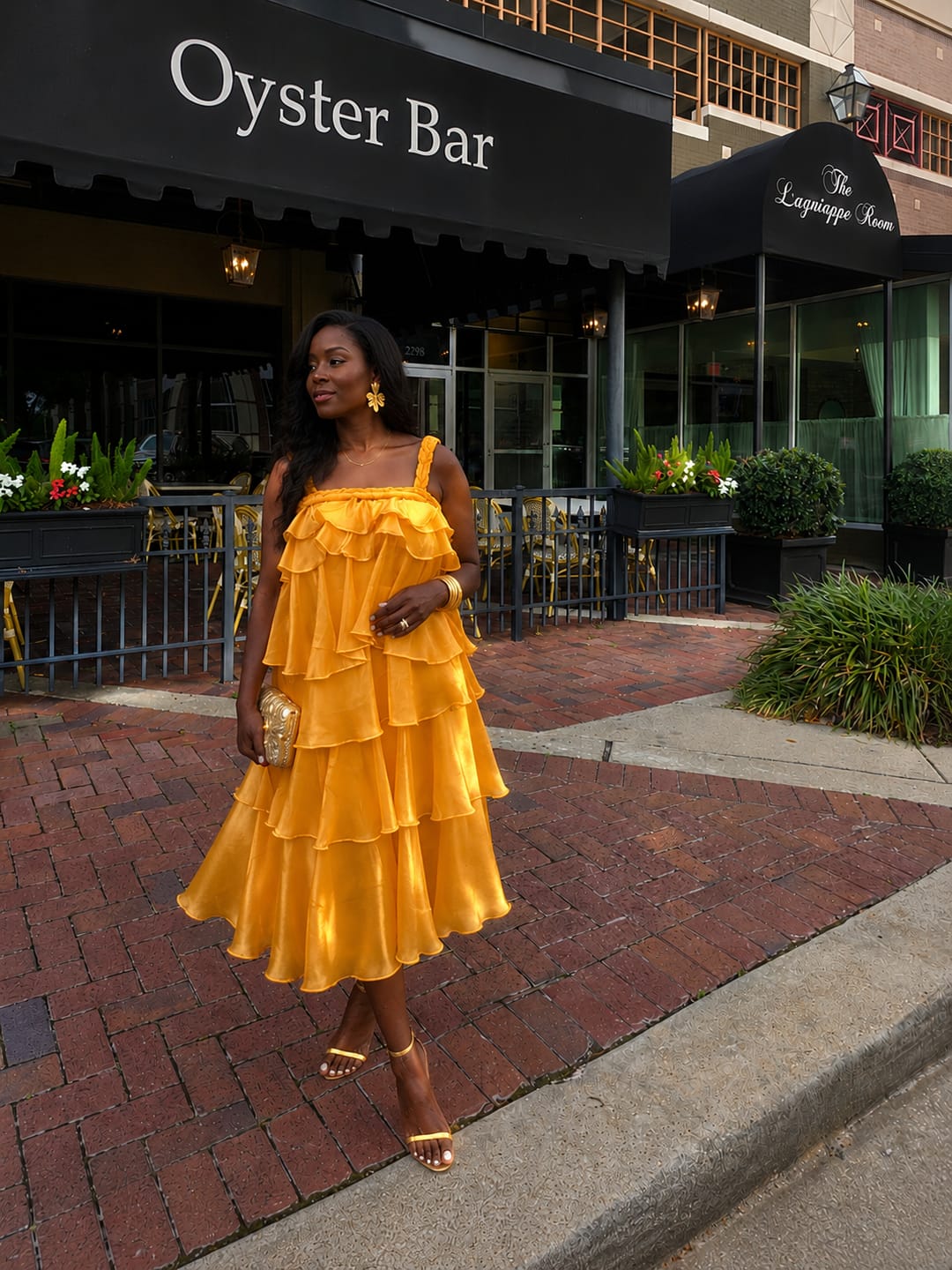 Customer photo review of Kim Layered Dress