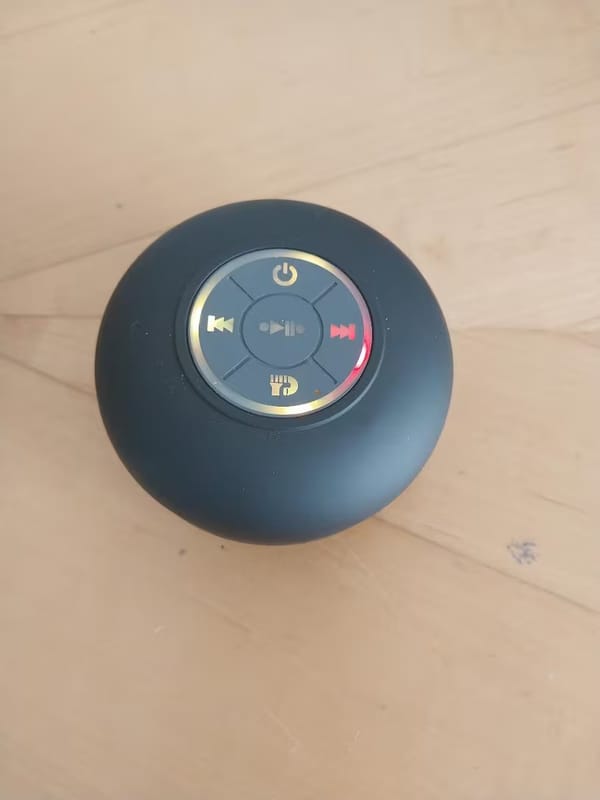 Customer photo review of Bluetooth Shower Speaker