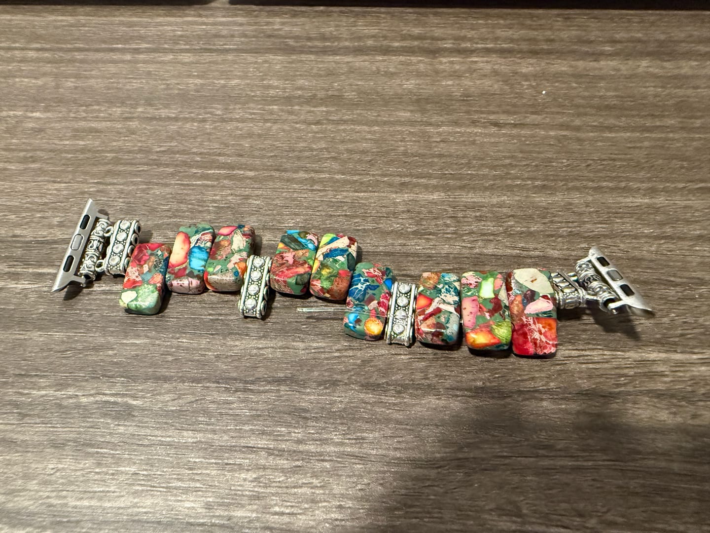 Customer photo review of Chic Flower Stretch Apple Watch Strap