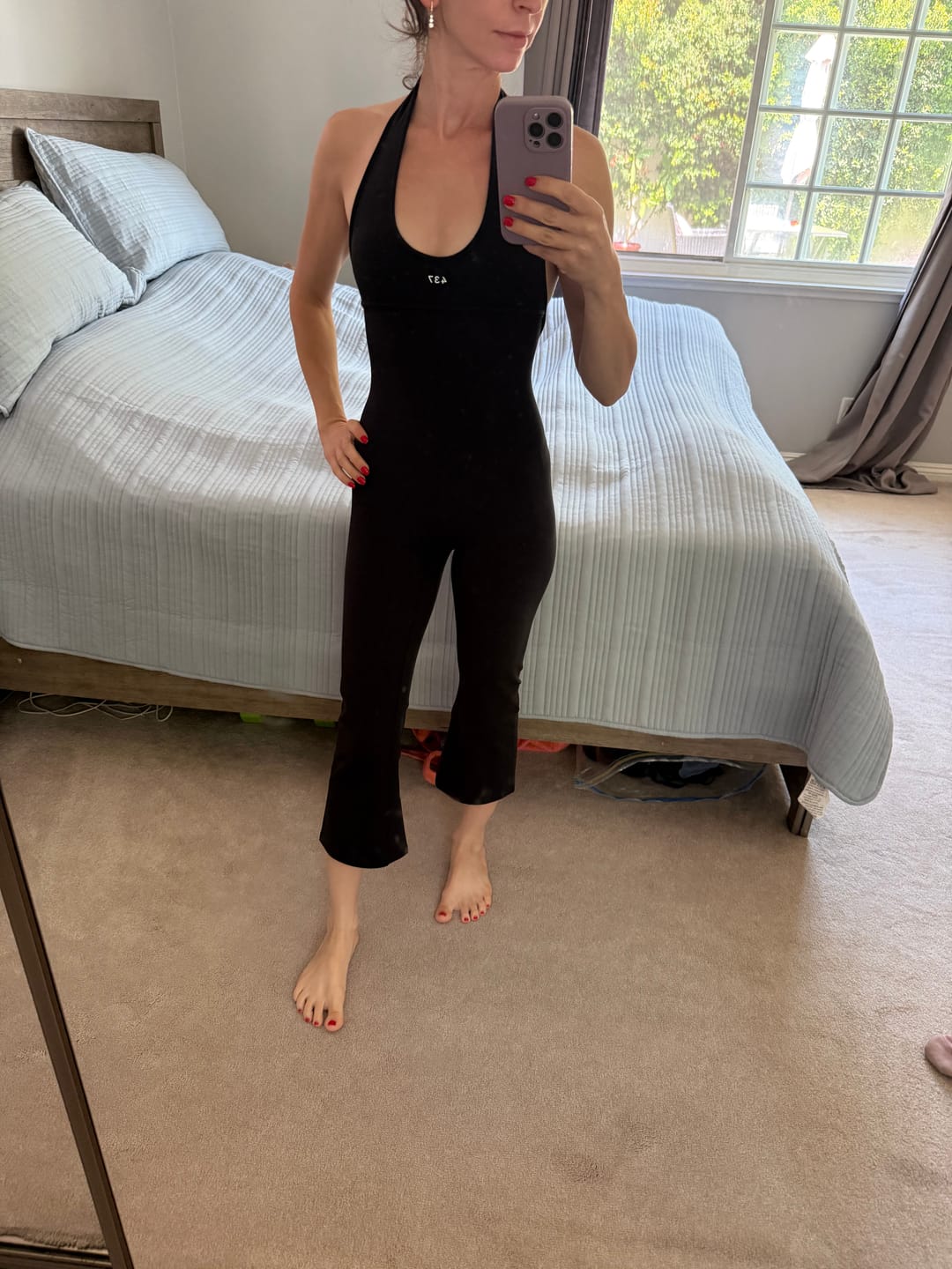 Customer photo review of The Halter Onesie / Black