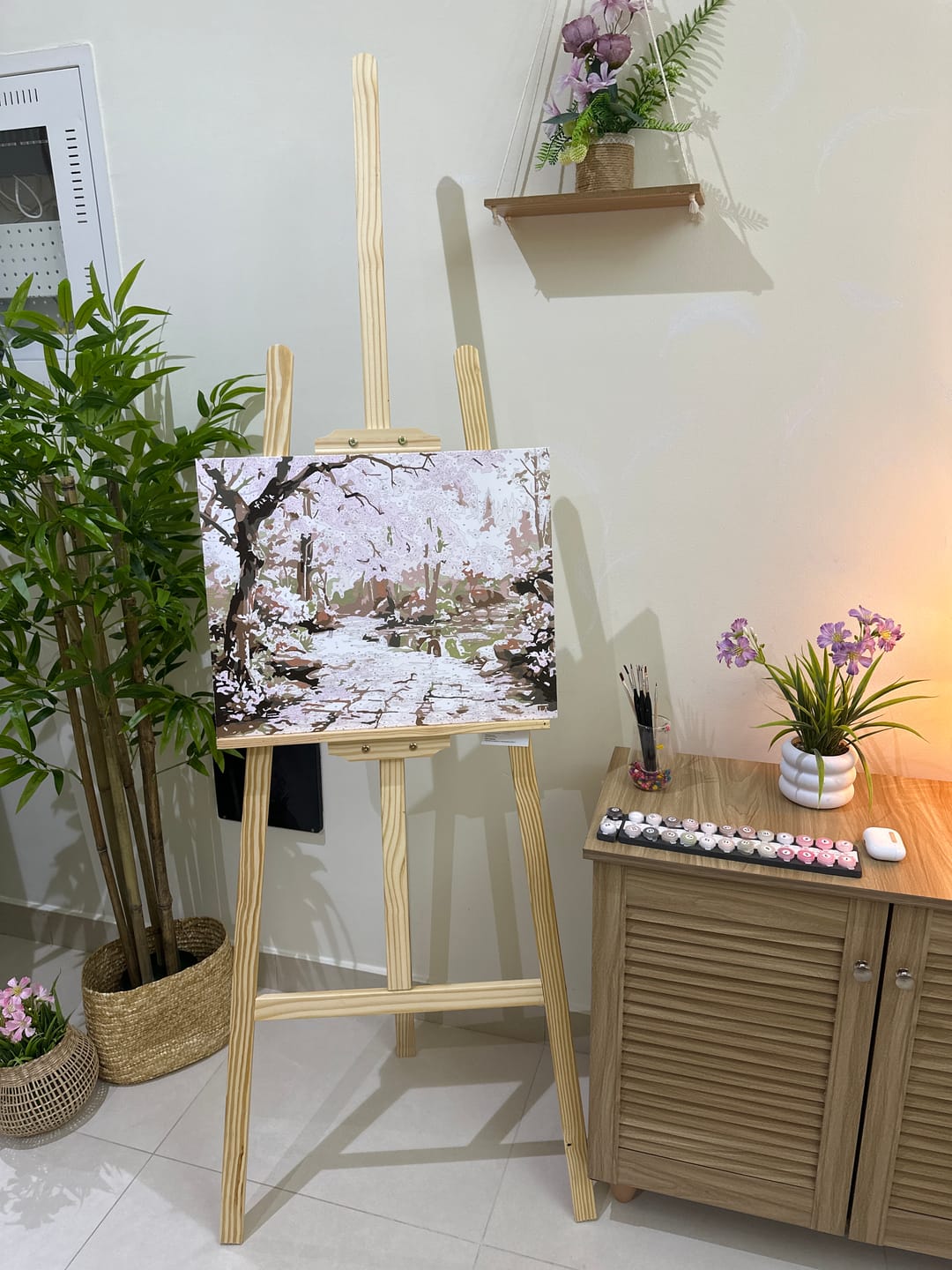 Customer photo review of Serene Sakura Stone Path