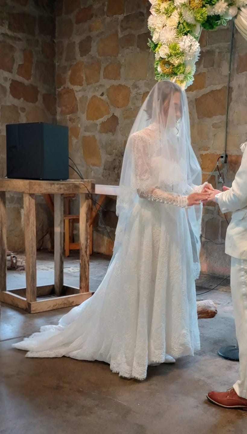 Customer photo review of Aurora Moonlit Gown