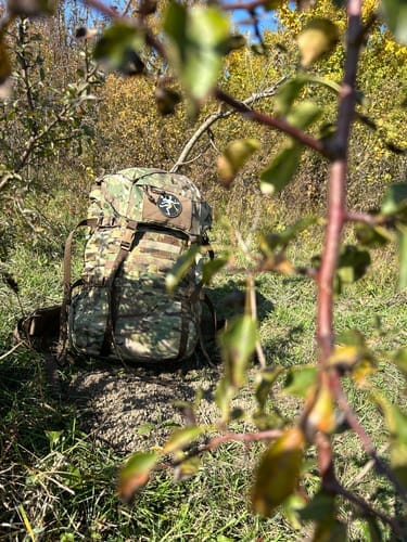 Customer photo review of Kantamus 60L, camo backpack