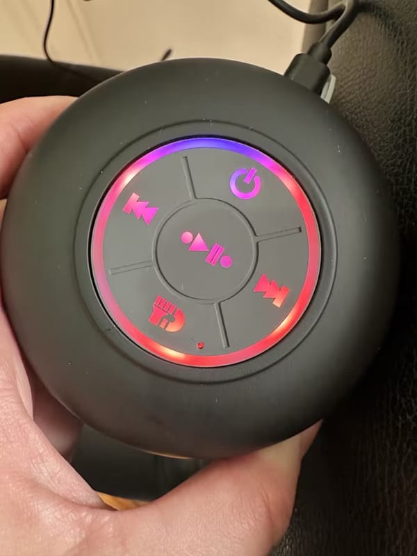 Customer photo review of Bluetooth Shower Speaker