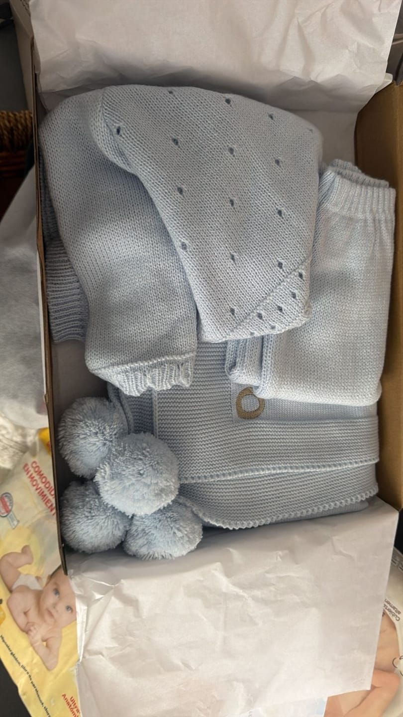 Customer photo review of Kit de bienvenida tejido personalizado Sweet