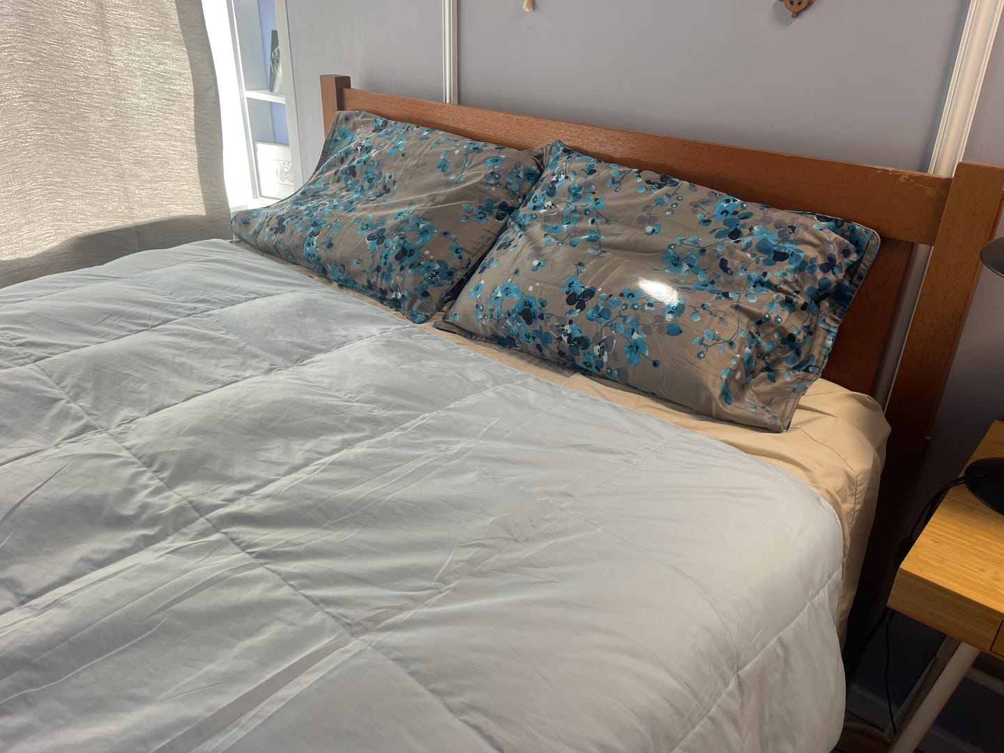 Customer photo review of Organic Cotton Goose Down Comforter