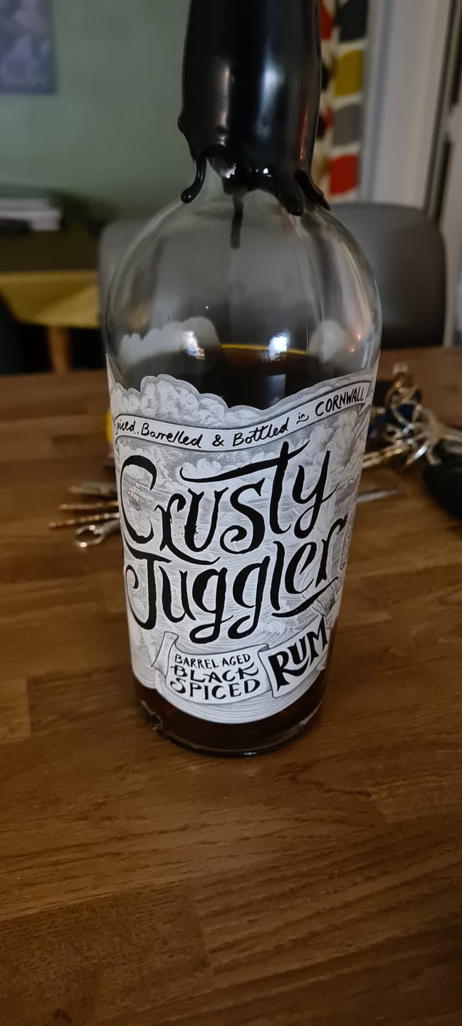 Customer photo review of Crusty Juggler Barrel Aged Black Spiced Rum