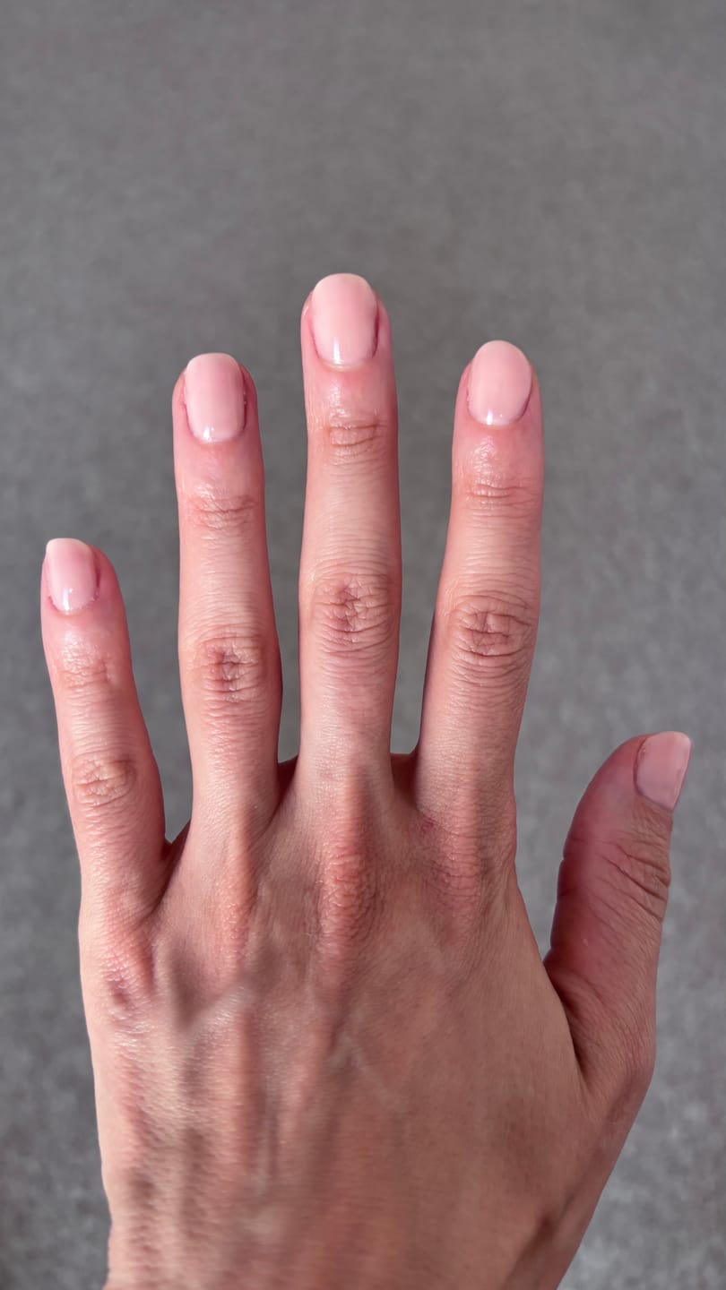 Customer photo review of Semilac 964 Jelly Nude UV Gel Polish