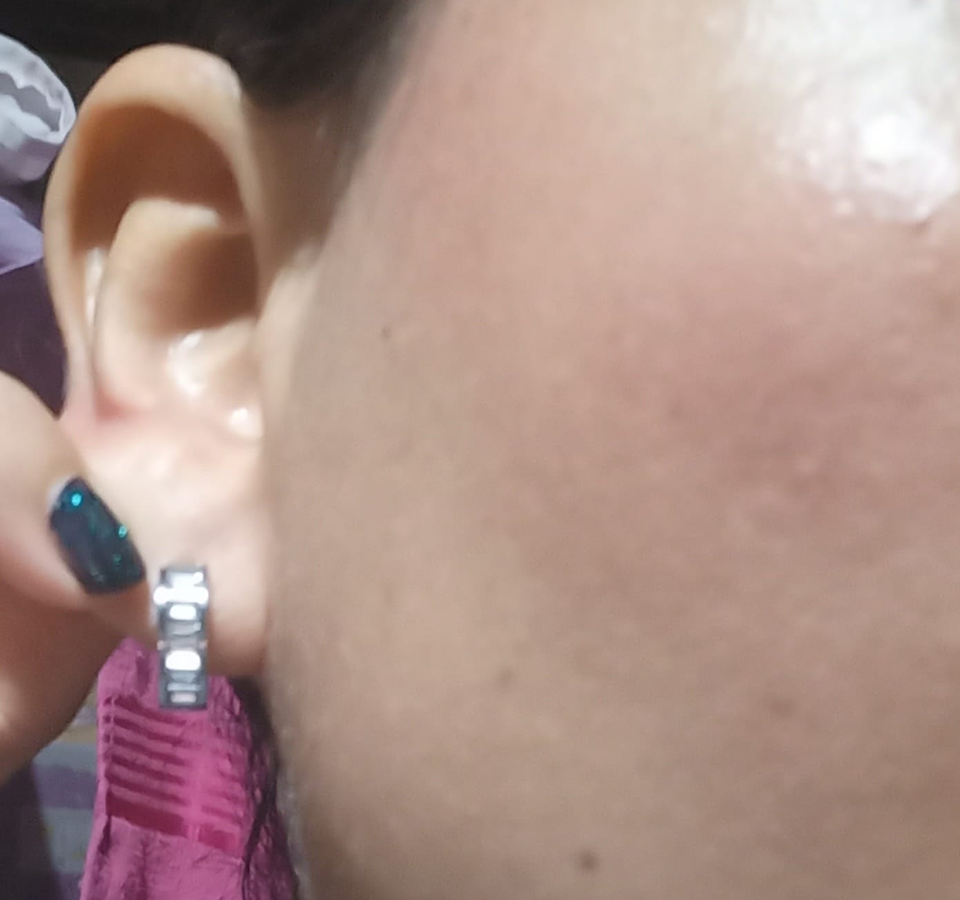 Customer photo review of Aretes Irias Plata + Zirconia