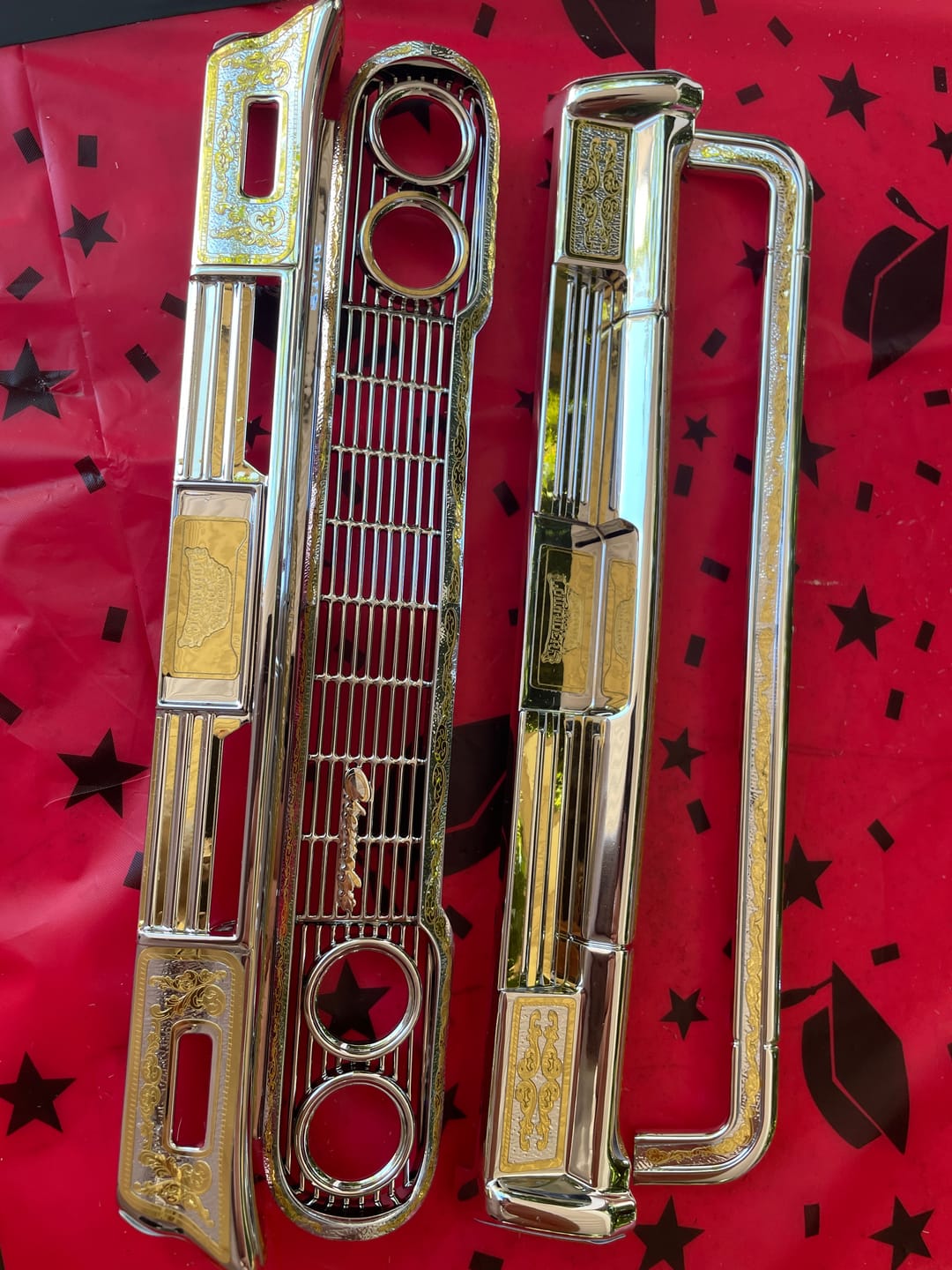 Customer photo review of 2 Tone engraved decals (Pre assembled)