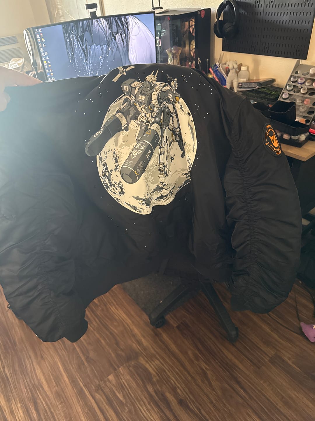 Customer photo review of Pacifist MA-1  Bomber Jacket (Slim Fit)