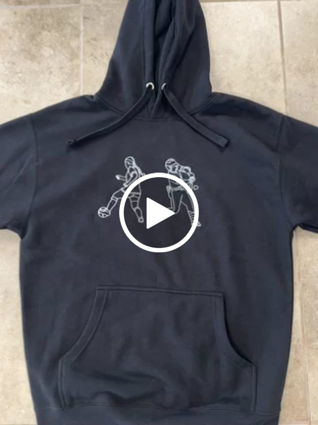 Customer video review of Custom Sports Hoodie