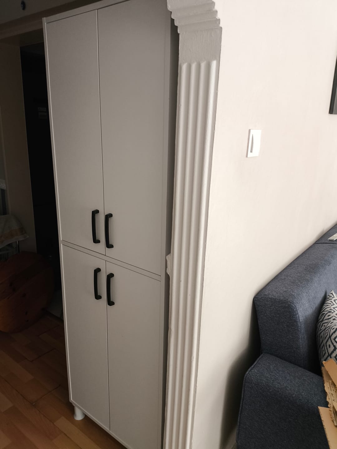 Customer photo review of Rani F1 Çok Amaçlı Dolap 4 Kapaklı 6 Raflı Banyo Kiler Mutfak Dolabı Beyaz M4