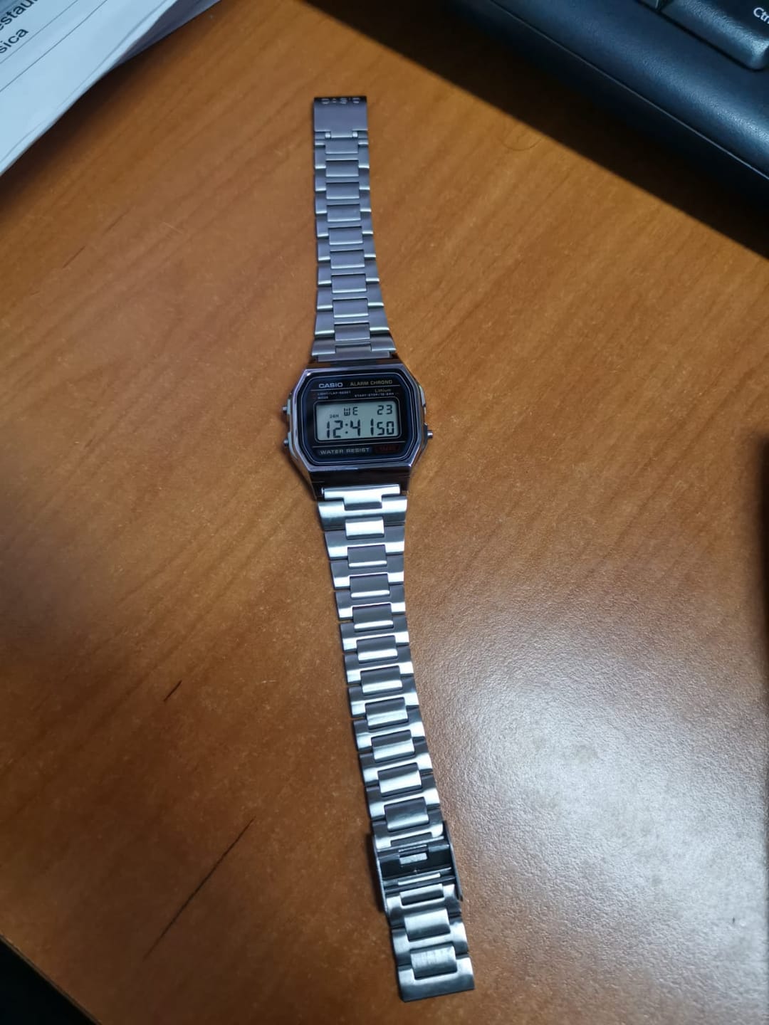 Customer photo review of Reloj Casio Vintage A158WA-1JH Azul/Plateado JDM