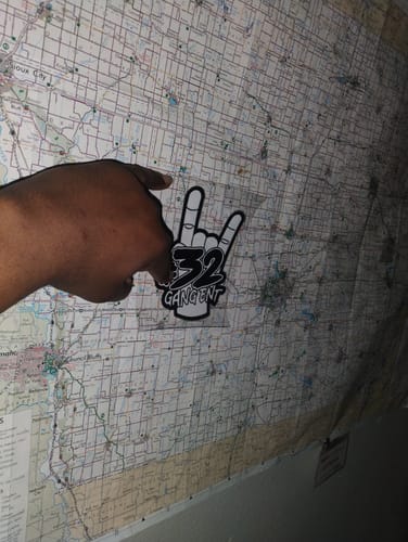 Customer photo review of 32 GANG DECAL