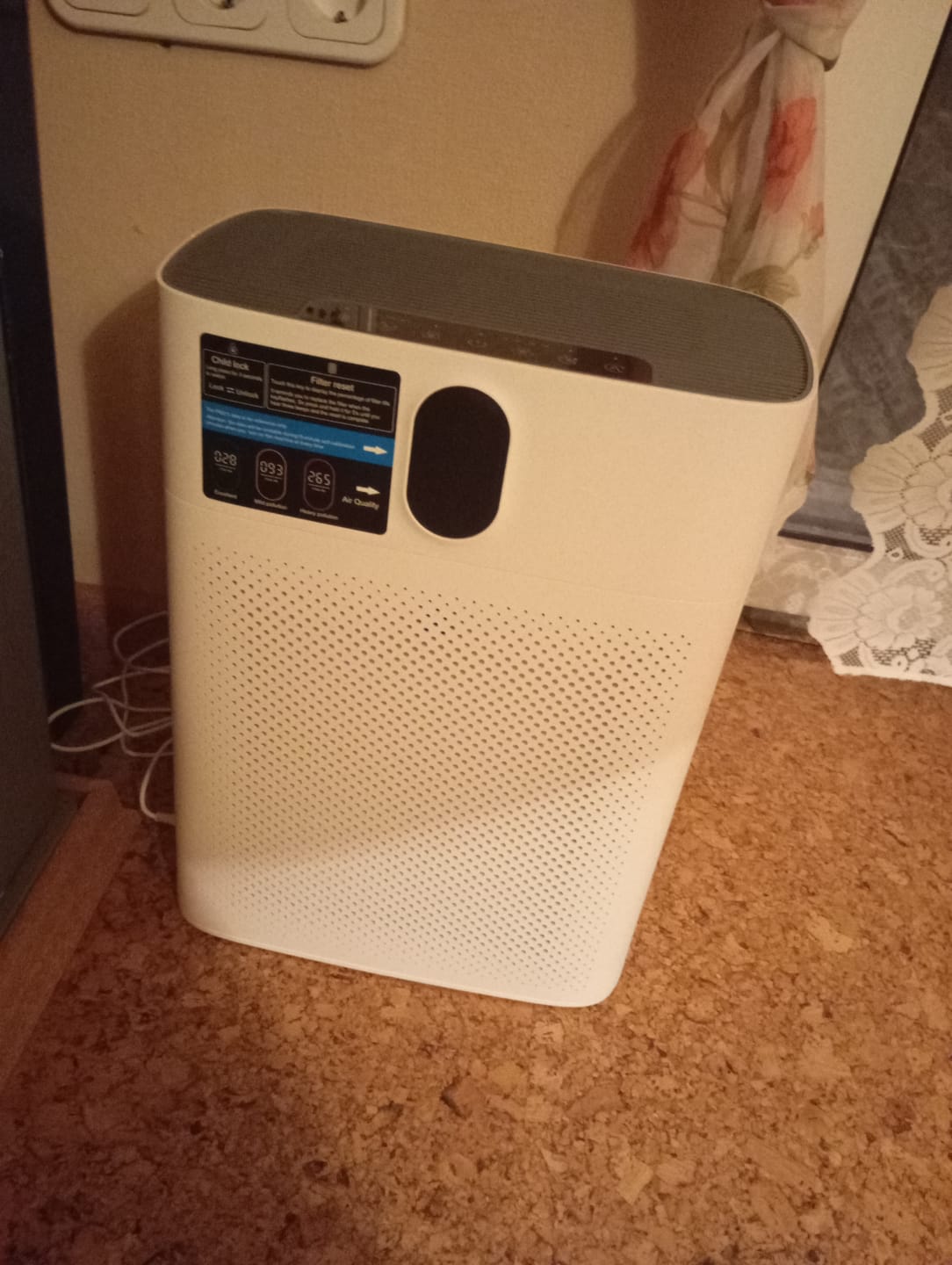 Customer photo review of Smart Luftreiniger V1 Pro – Leistungsstarke HEPA-Filterung mit PM2.5-Sensor, App- und Sprachsteuerung für saubere Raumluft