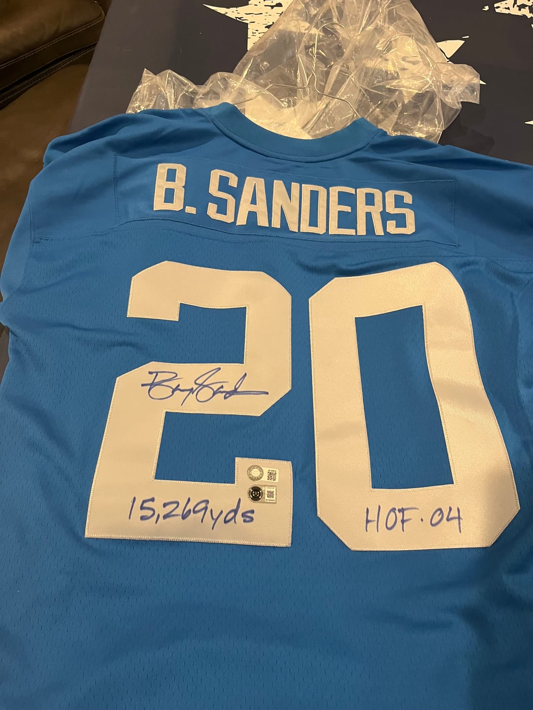 Customer photo review of Barry Sanders Autograph Signing