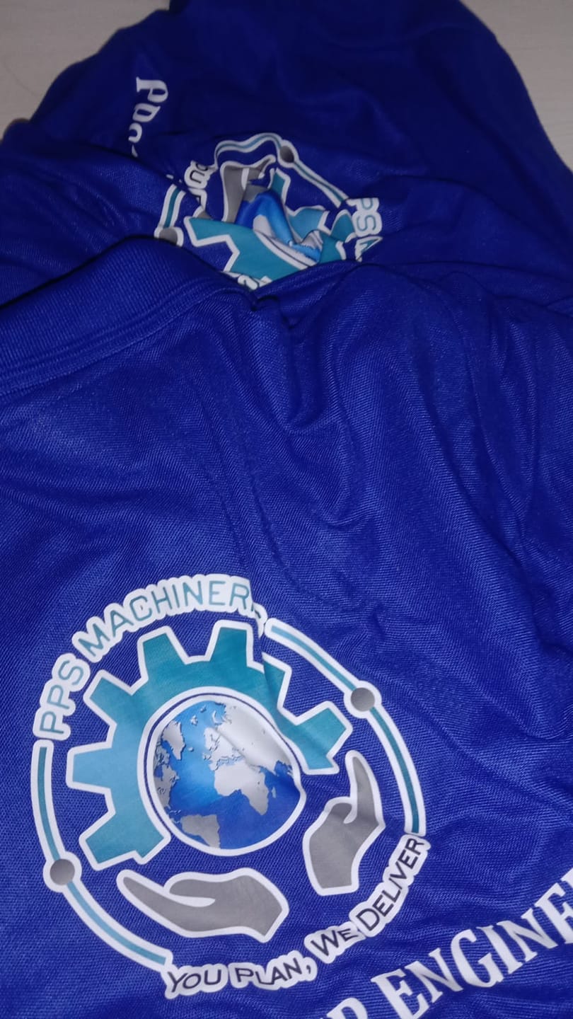 Customer photo review of Customized 100% Pure Cotton Polo T-Shirt With Your Company Logo | Order Logo Printed Tees | PrintMine.in