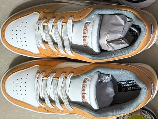 Customer photo review of Bacca Bucci SOPHIA Low-top Flat Sole Sneakers For Women