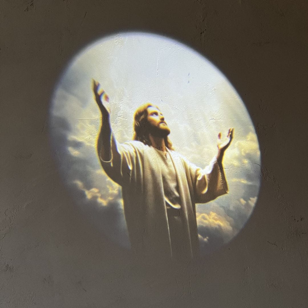 Customer photo review of Jesus Light Projector