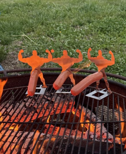 Customer photo review of Mr Grill Ironman™ Brings Muscle To Every BBQ 🔥