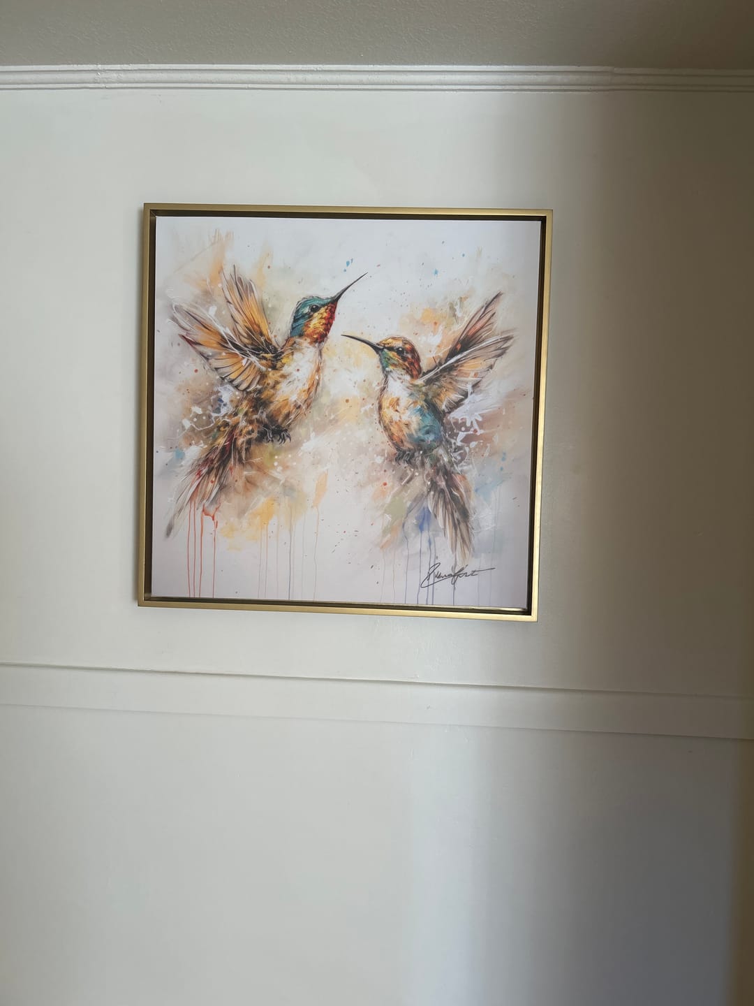 Customer photo review of Danza Amorosa de Colibríes - Celestia Guzmán