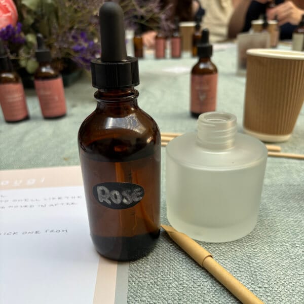 Customer photo review of Aromatherapy Diffuser Workshop, SHOREDITCH LONDON - £55
