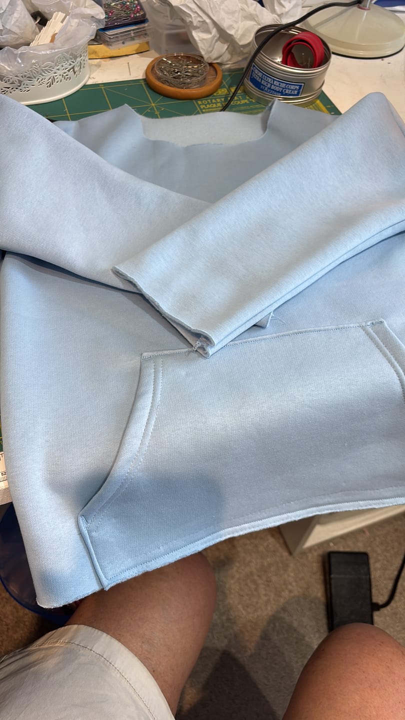 Customer photo review of Plain Sweatshirt Fabric