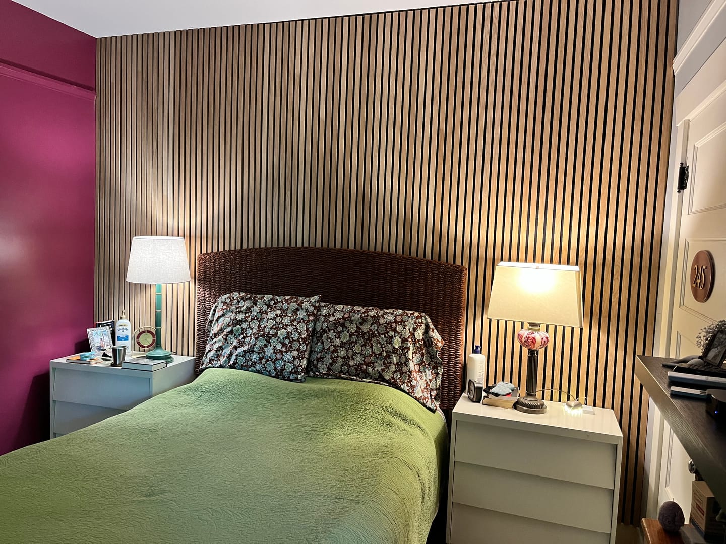 Customer photo review of Acoustic Slat Wall Panel | Natural Oak | Premium 3-sided Wood Veneer