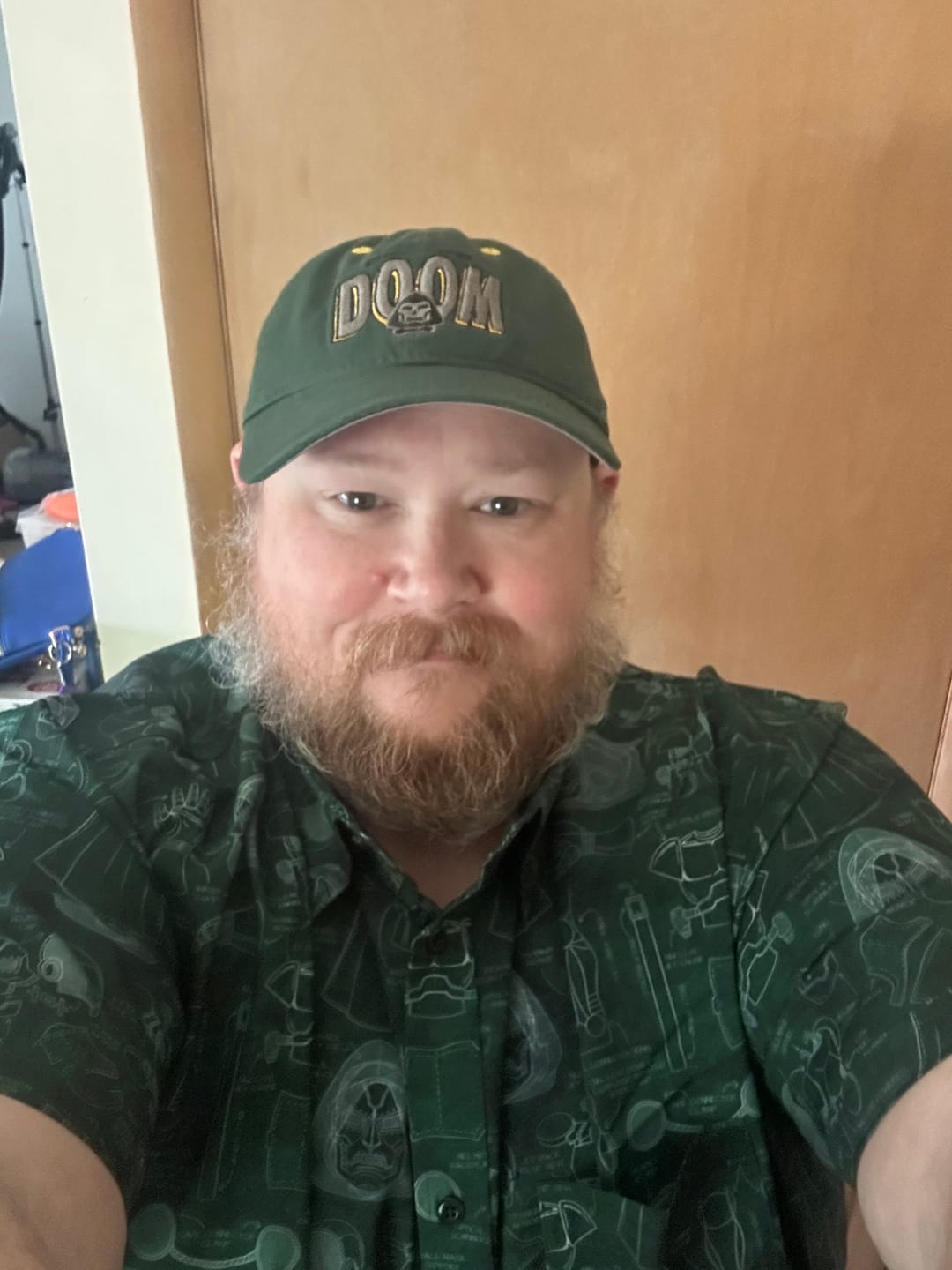 Customer photo review of Doctor Doom "The Iron Crown" – Dad Hat