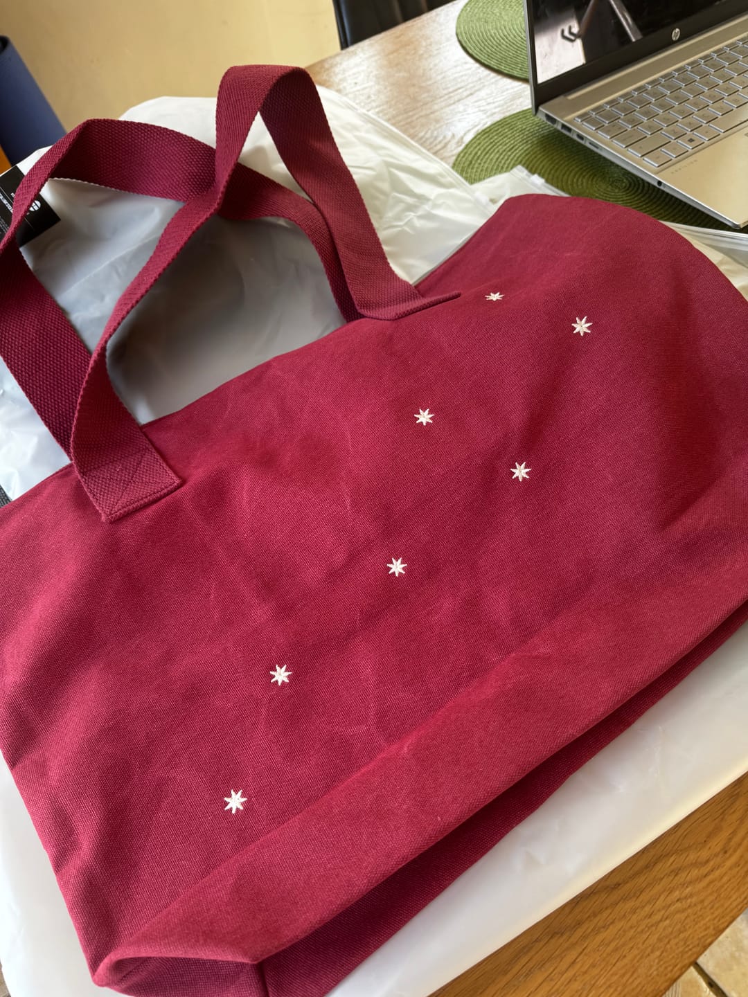 Customer photo review of BTS - ARIRANG WORLD TOUR OFFICIAL MD FABRIC BAG